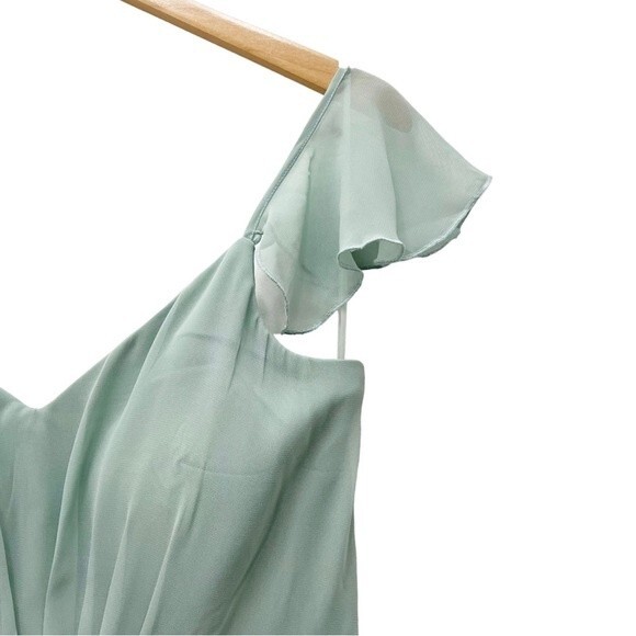 NWT Birdy Grey Kae Dress Sage Green Size Small Maxi Full Length Bridesmaid NEW - Picture 10 of 15